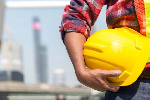 Trabajador de la industria del plástico